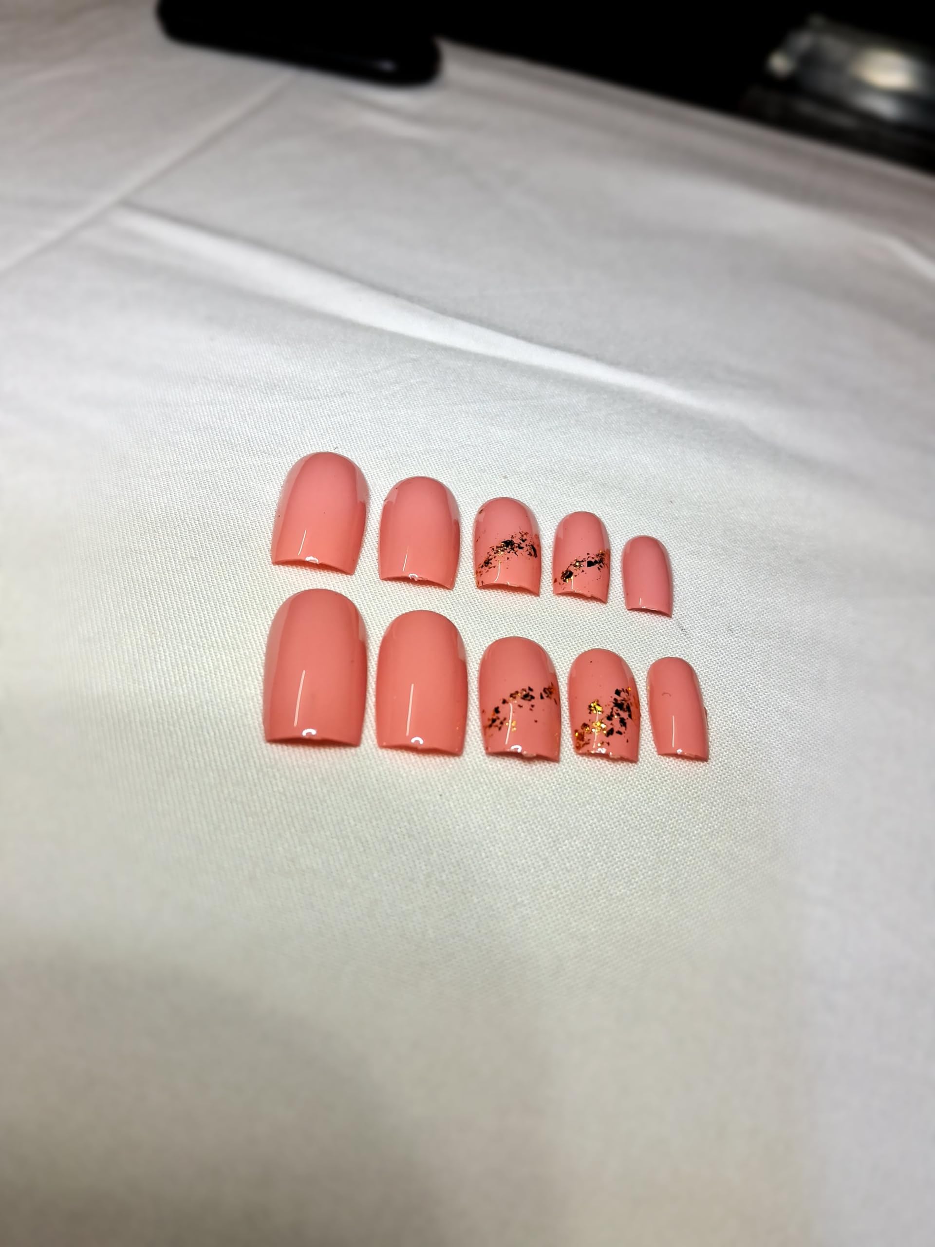 SHREEM ENTERPRISE Full Cover Acrylic False Nails Punk Party Prom Clip on Nail for Women and Girls