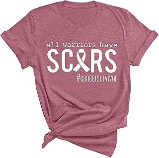Breast Cancer Awareness Shirt Women in October We Wear Pink Ghost Shirts Pink Ribbon Short Sleeve Tee Tops