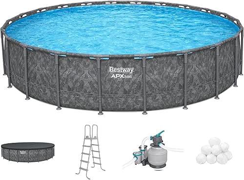 Bestway APX 365 22' x 52" Above Ground Pool, Round