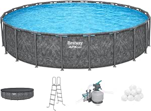 Bestway APX 365 22' x 52" Above Ground Pool Set with Sand Filter Pump