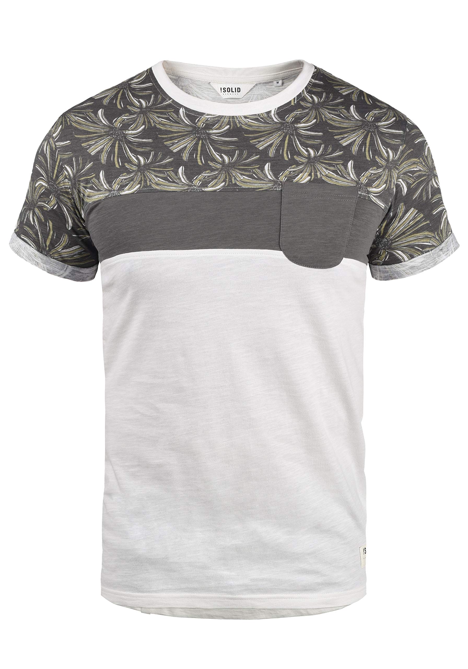 !Solid SDFlorian Herren T-Shirt Kurzarm Shirt Rundhals-Ausschnitt 100% Baumwolle Regular fit