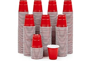 300 Pack 2 oz Red Solo Party Cups(Mini Shot Plastic Cups)