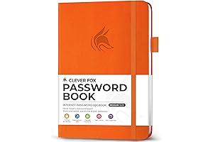 Clever Fox Password Book: Your Secure and Organized Password Organizer