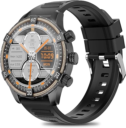 PERFUMEORANGO Relojes inteligentes reloj de seguimiento de fitness IP67 impermeable reloj deportivo con frecuencia cardíaca, oxígeno en sangre,