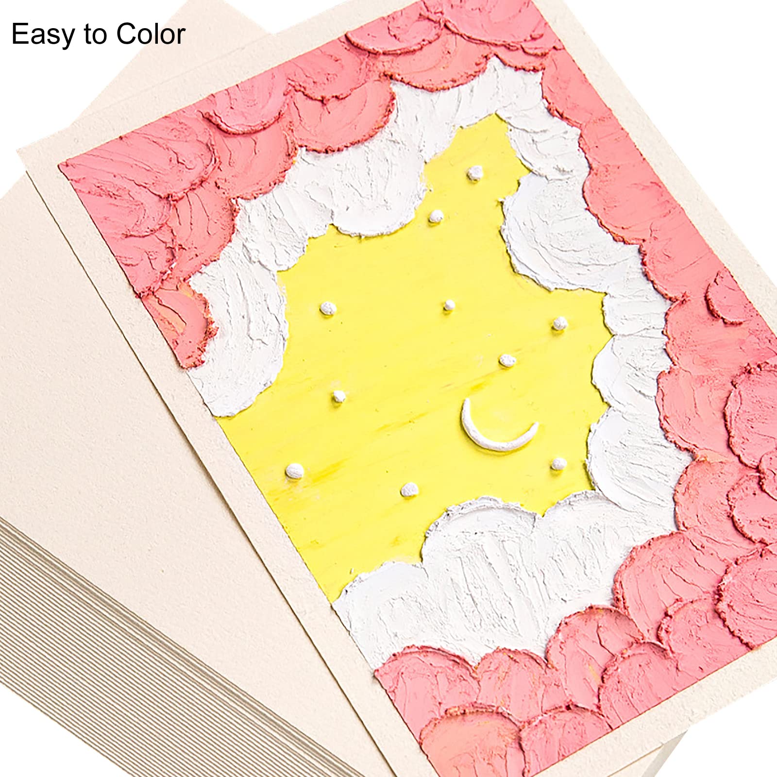 50 hojas de papel de acuarela en blanco de 200 g, tarjetas de papel de acuarela suave y delicado, cartulina de acuarela para niños, estudiantes, artistas, pintura de acuarela (A4, 8.27 x 11.69