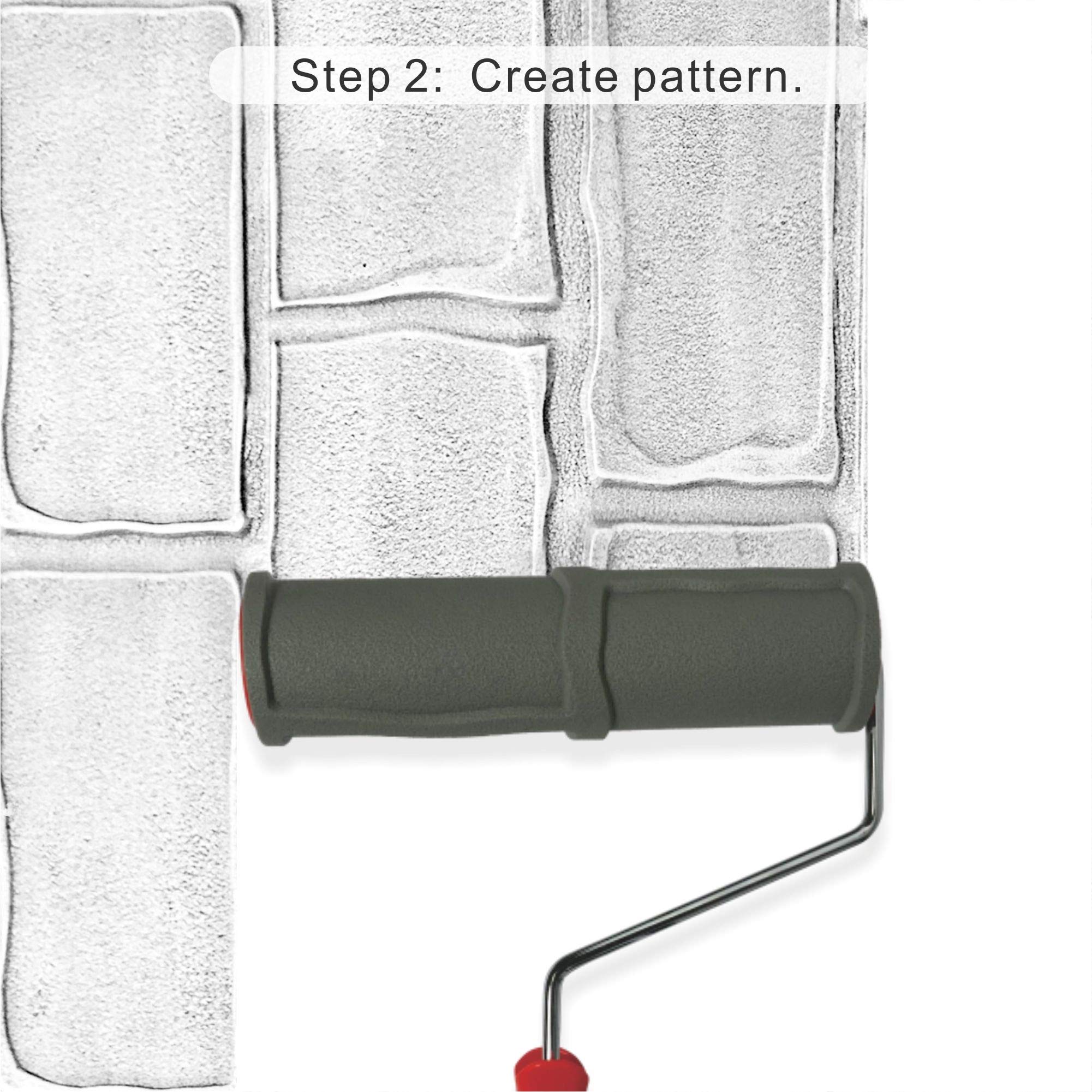 Motif Rouleau De Peinture Gaufrage Texture Rouleau En Caoutchouc Ménage
