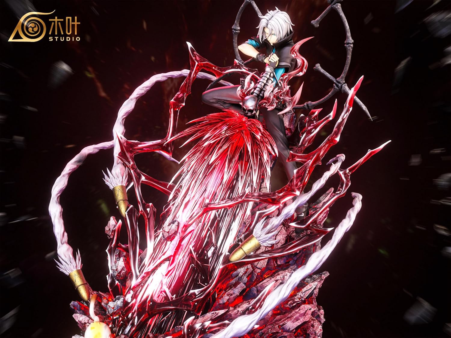 家庭教師ヒットマンREBORN ILLスタジオ獄寺ハヤト V2 樹脂製スタチュー