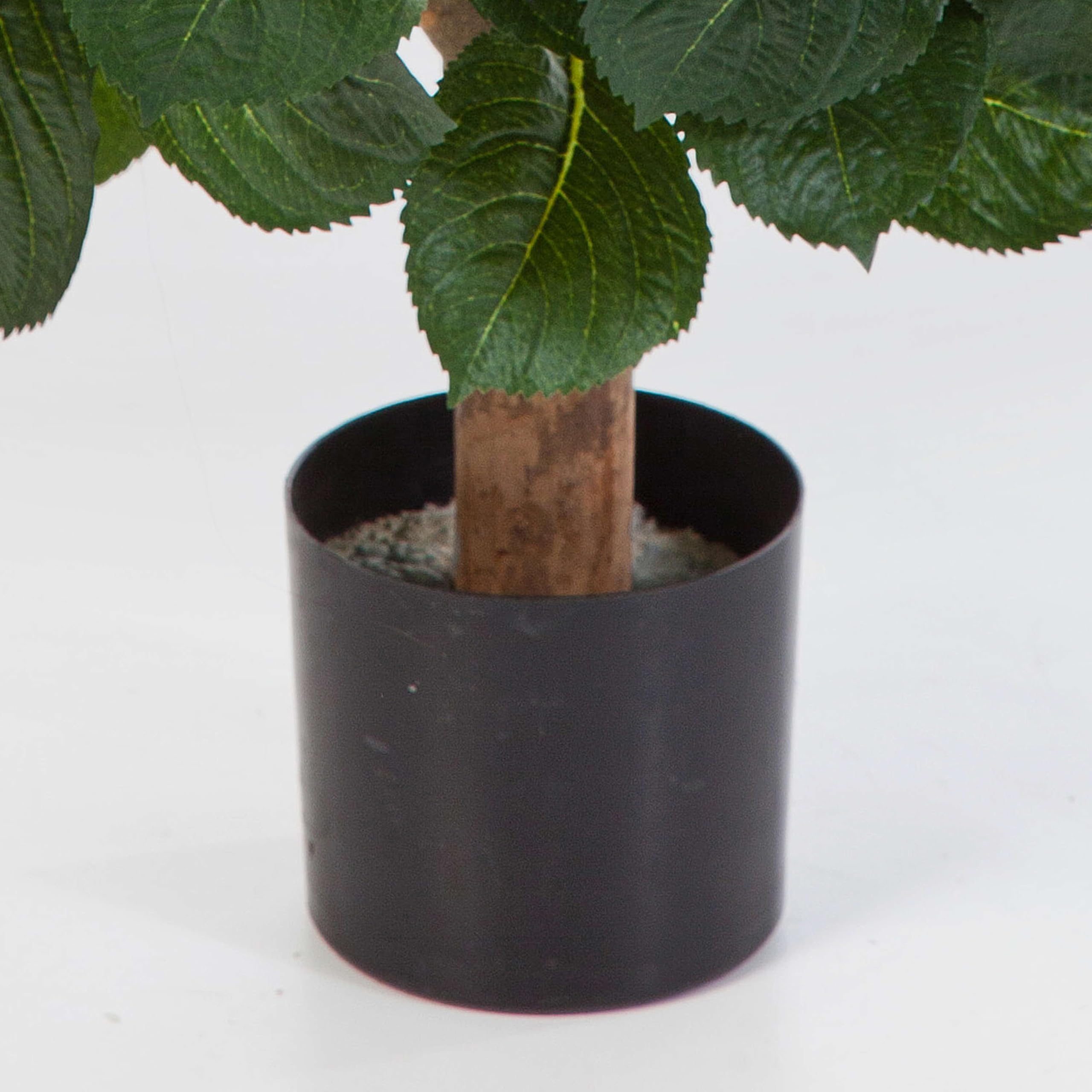 artplants.de Hortensia Artificial Haruka, Azul, Deluxe, 60cm | con Tronco, 540 Flores - Planta Decorativa - Aspecto Real