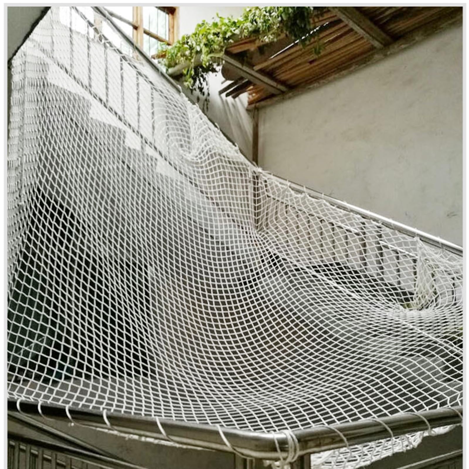 SHAARI Valla De Red De Cuerda, Resistente A Los Desgarros, Flexible, Adecuada para Redes De FúTbol, Seguridad En Parques Infantiles(10cm Mesh,5x6m)