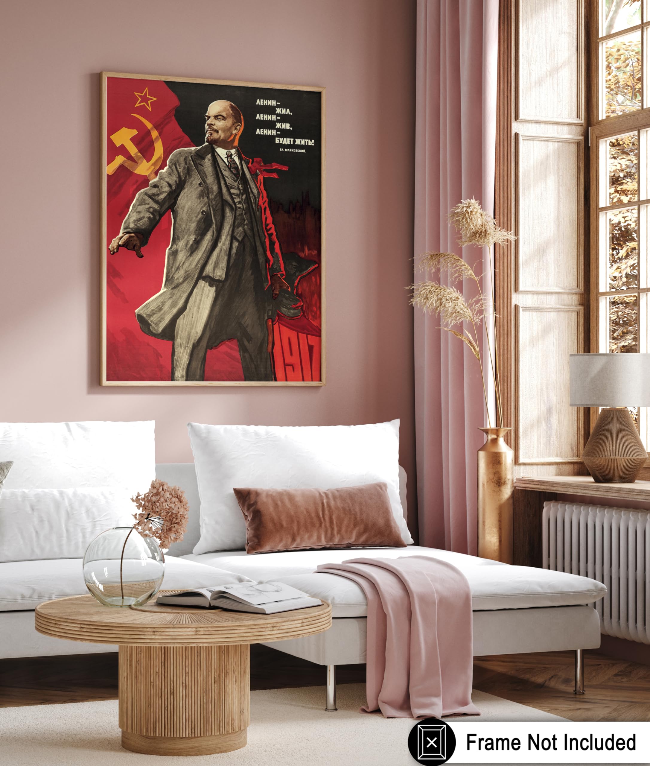 Amazon.com: Poster Master Vintage Vladimir Lenin Poster - Retro