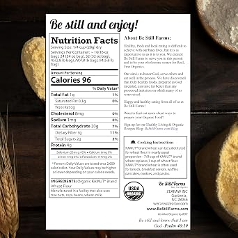 Be Still Farms Organic Grain for Healthy Nutrition