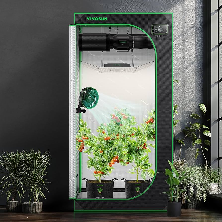 グロウテントセット　VIVOSUN Amazon.com: VIVOSUN S336 3x3 Grow Tent, 36