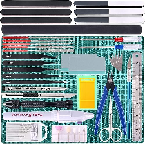 55 piezas Gundam Herramientas Kit Gunpla Herramientas Gundam Modelo Kit Herramienta Bandai Kit Gundam Modeler Herramientas Básicas Conjunto para