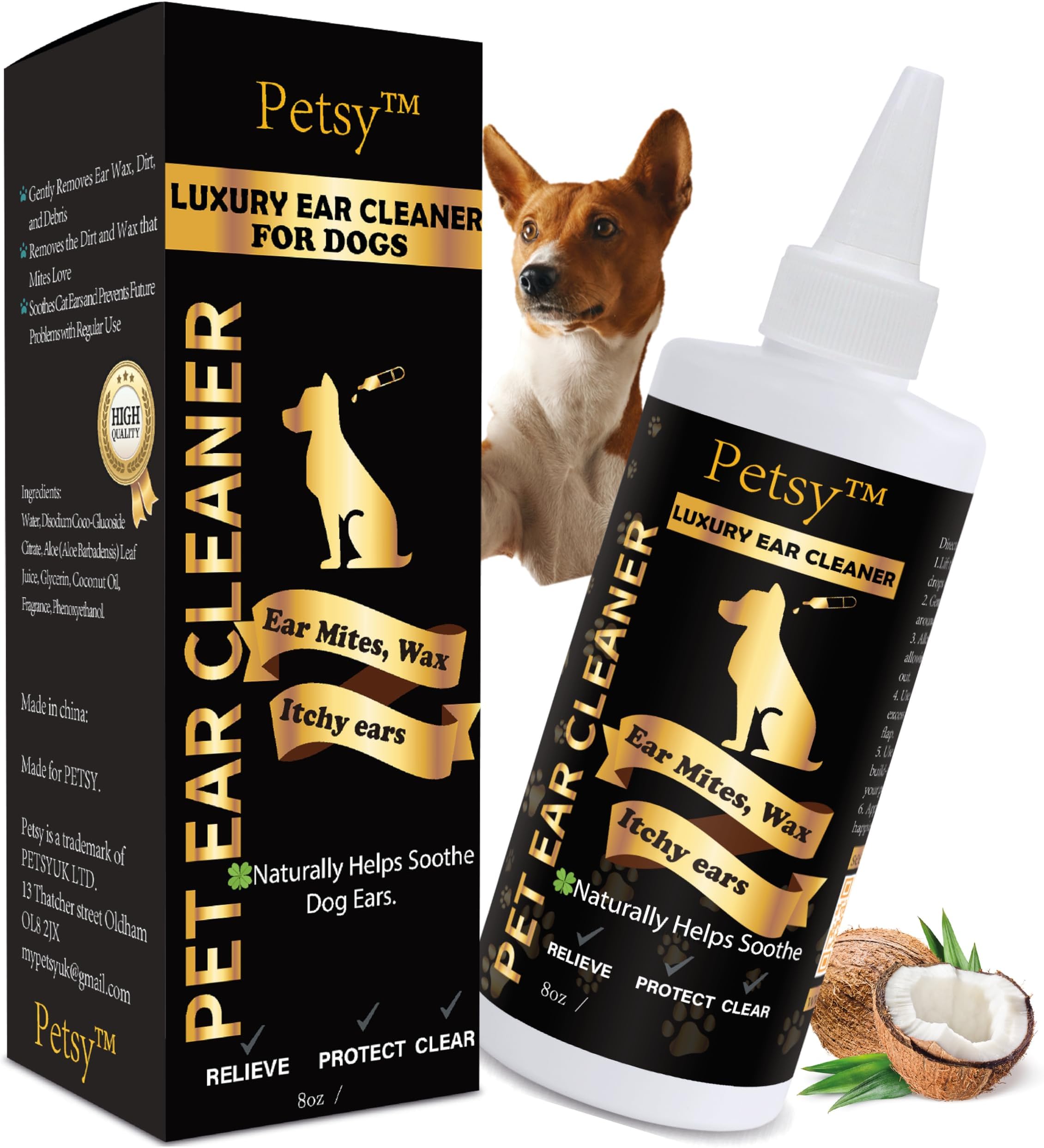 ICF Otoact Cat And Dog Ear Cleaner Dog Ear Drops To Stop Wax