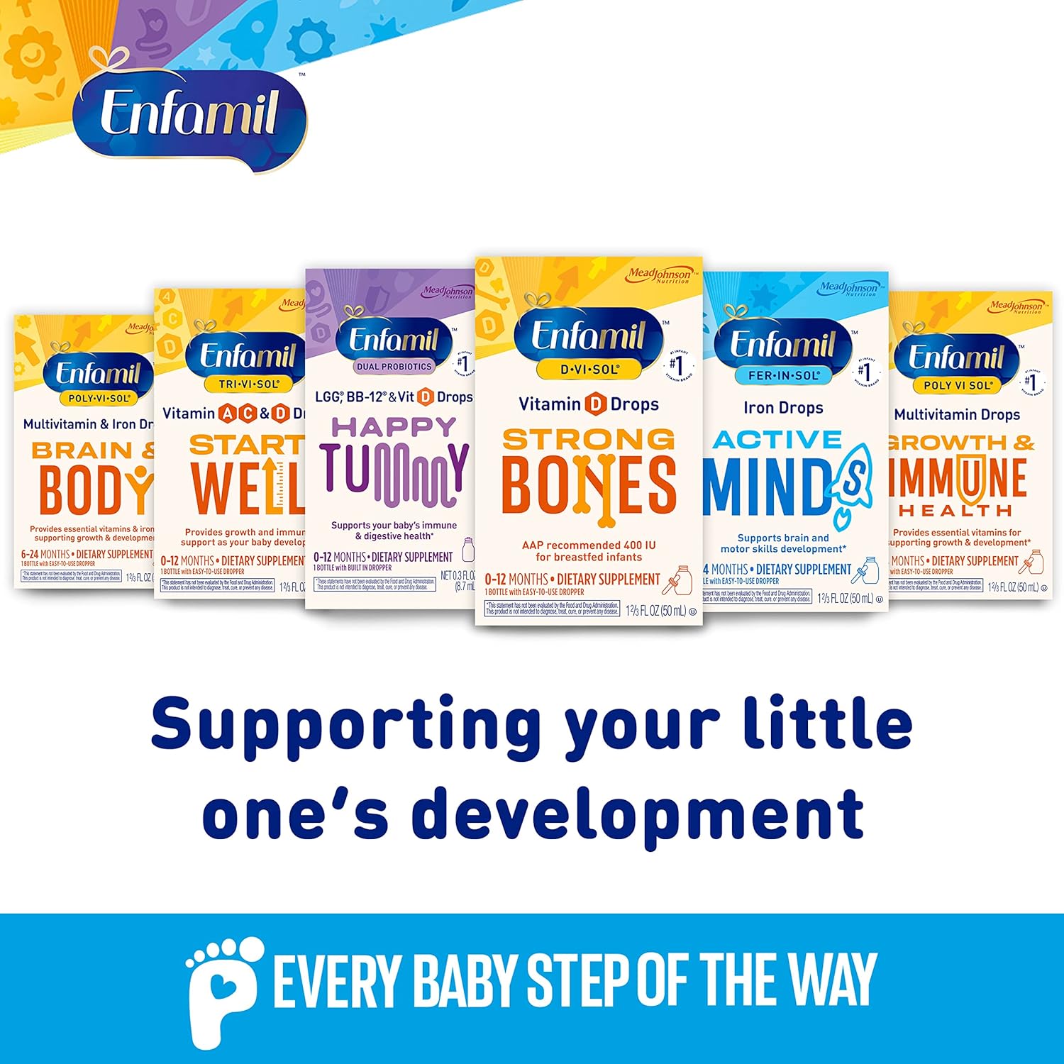 Buy Enfamil Baby Vitamin DViSol Vitamin D Liquid Supplement Drops for