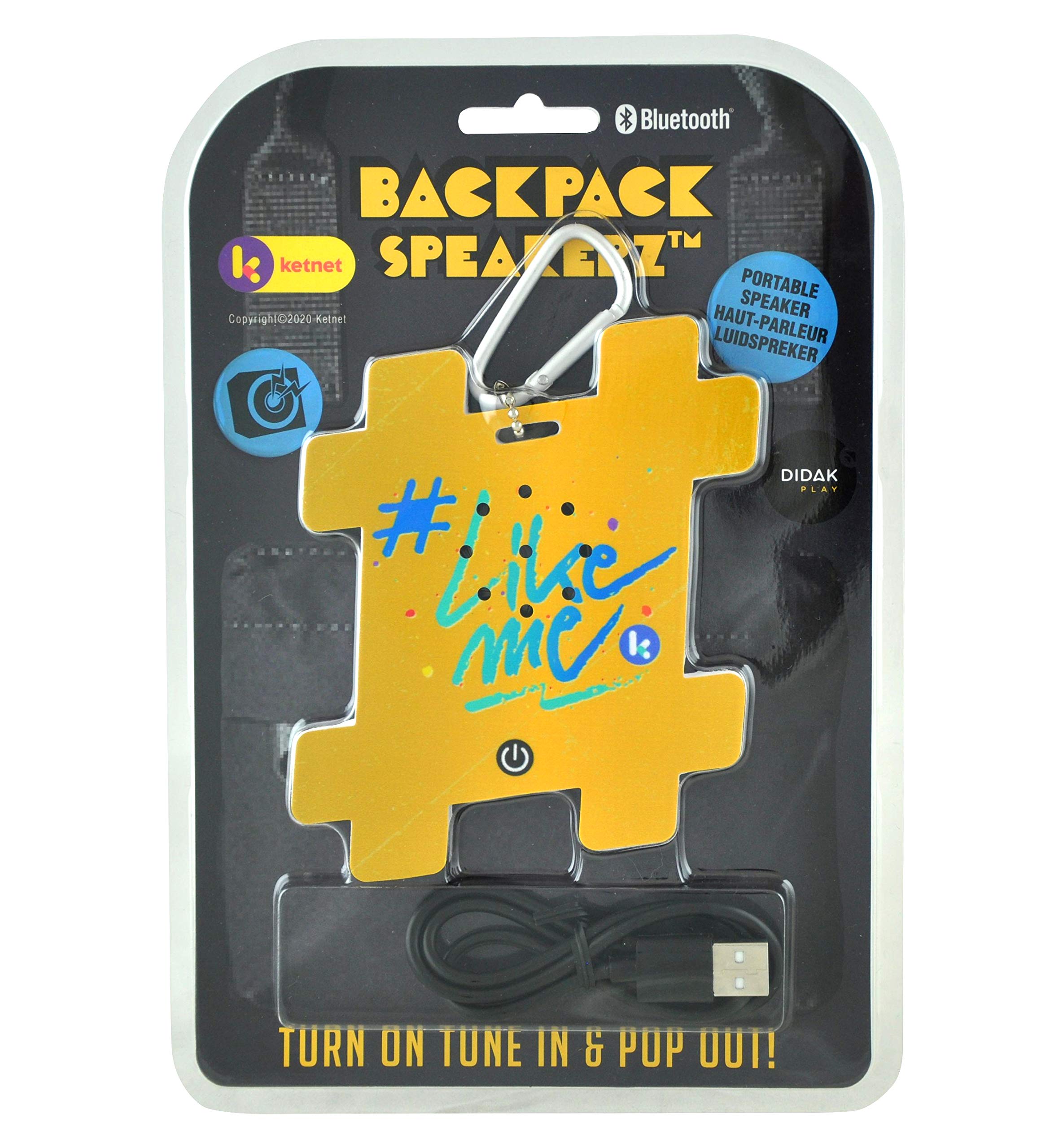 Didak PlayBackpack Speaker #LikeMe Yellow