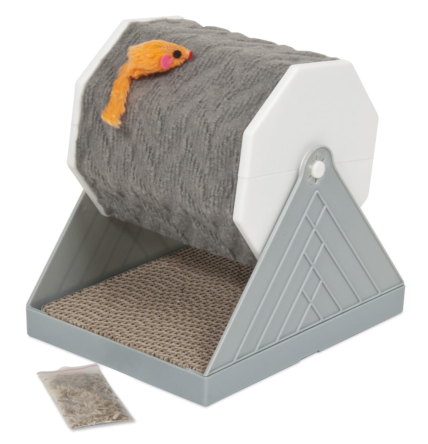 PETMATE 290674 Cat Scratch Wheel Gray Cat Scratching Post Amazon.in