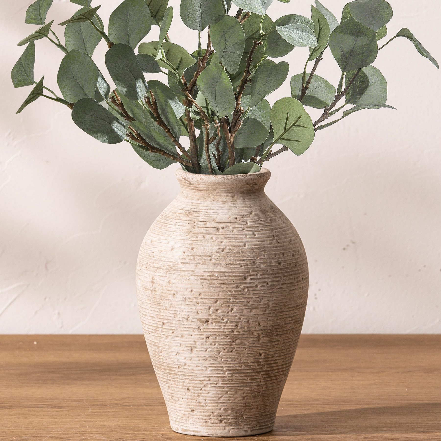 Amazon.com: Vanselia Ceramic Flower Vase Home Decor - Large
