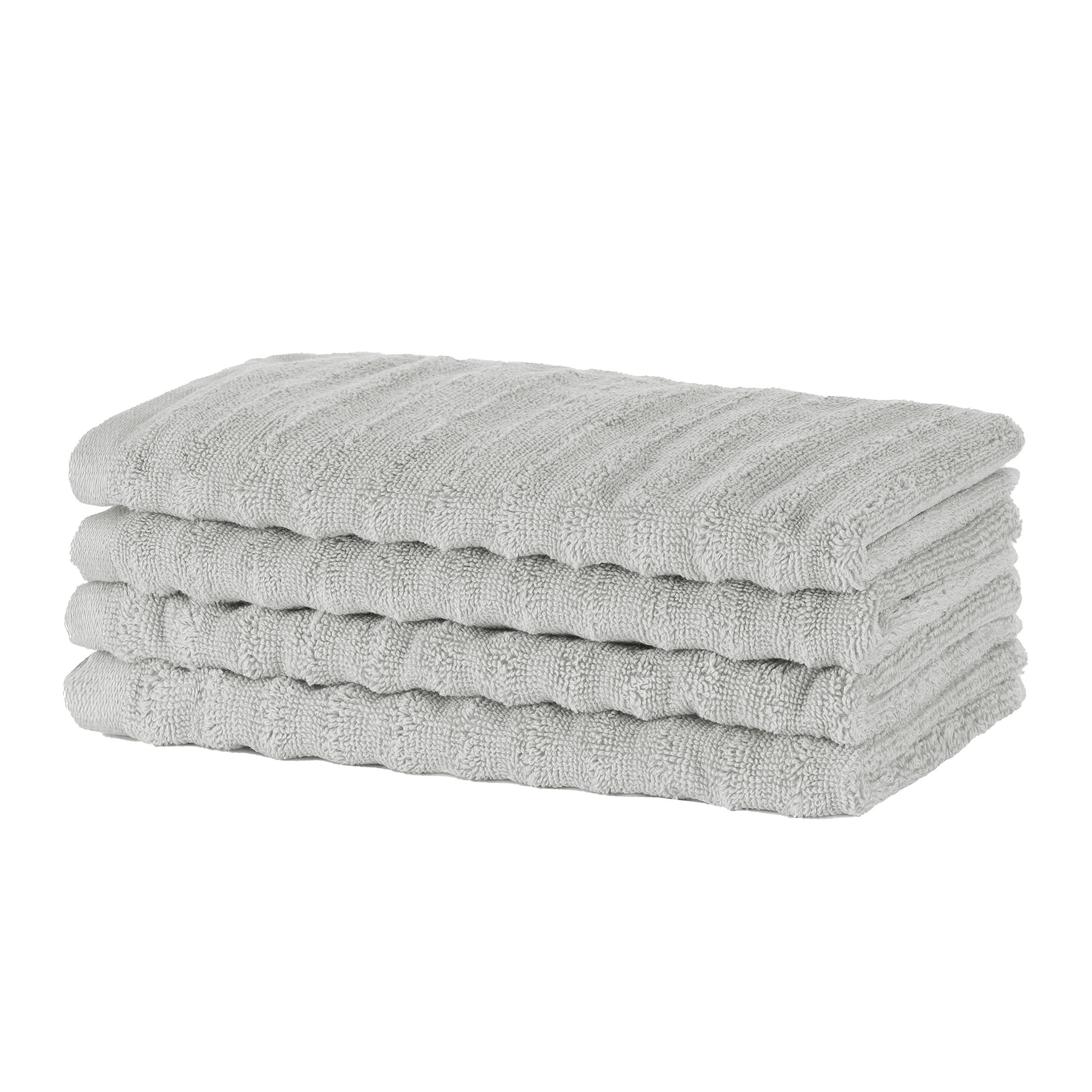 Merana OSLO towel set, Seal Grey, 4 x guest towels 30x50cm