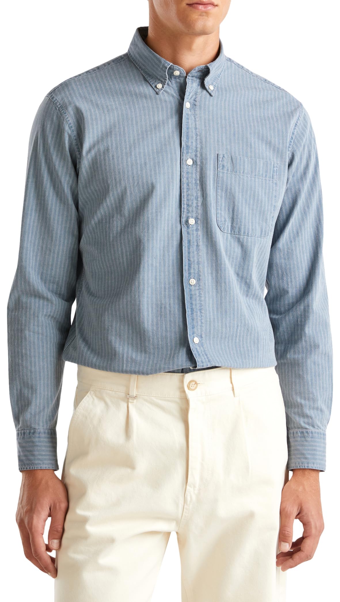 United Colors Of Benetton Men's Blue Shirt, S