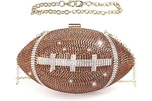 Rhinestone Football Clutch for the Win