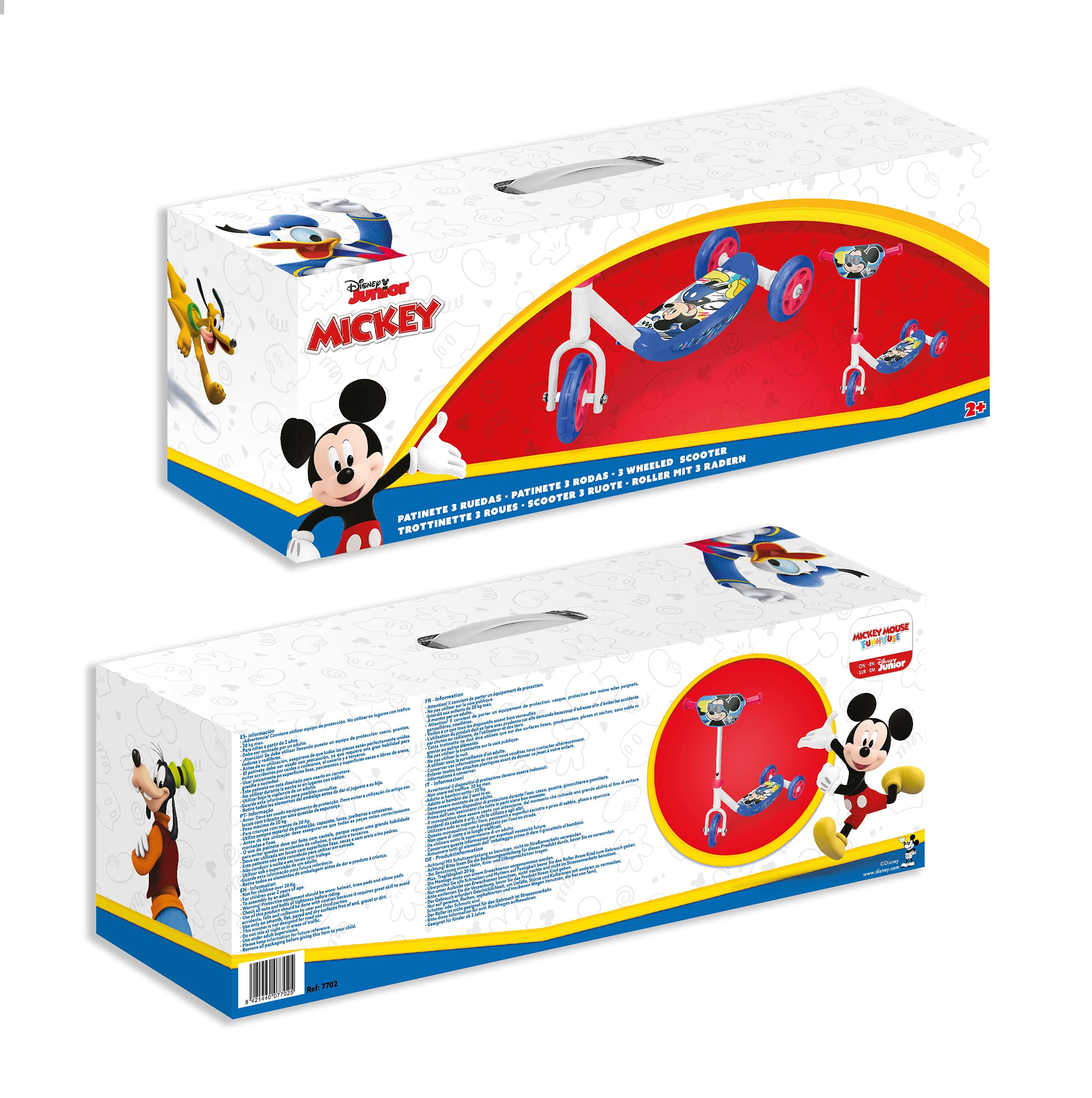 Trottinette 3 Roues Mickey