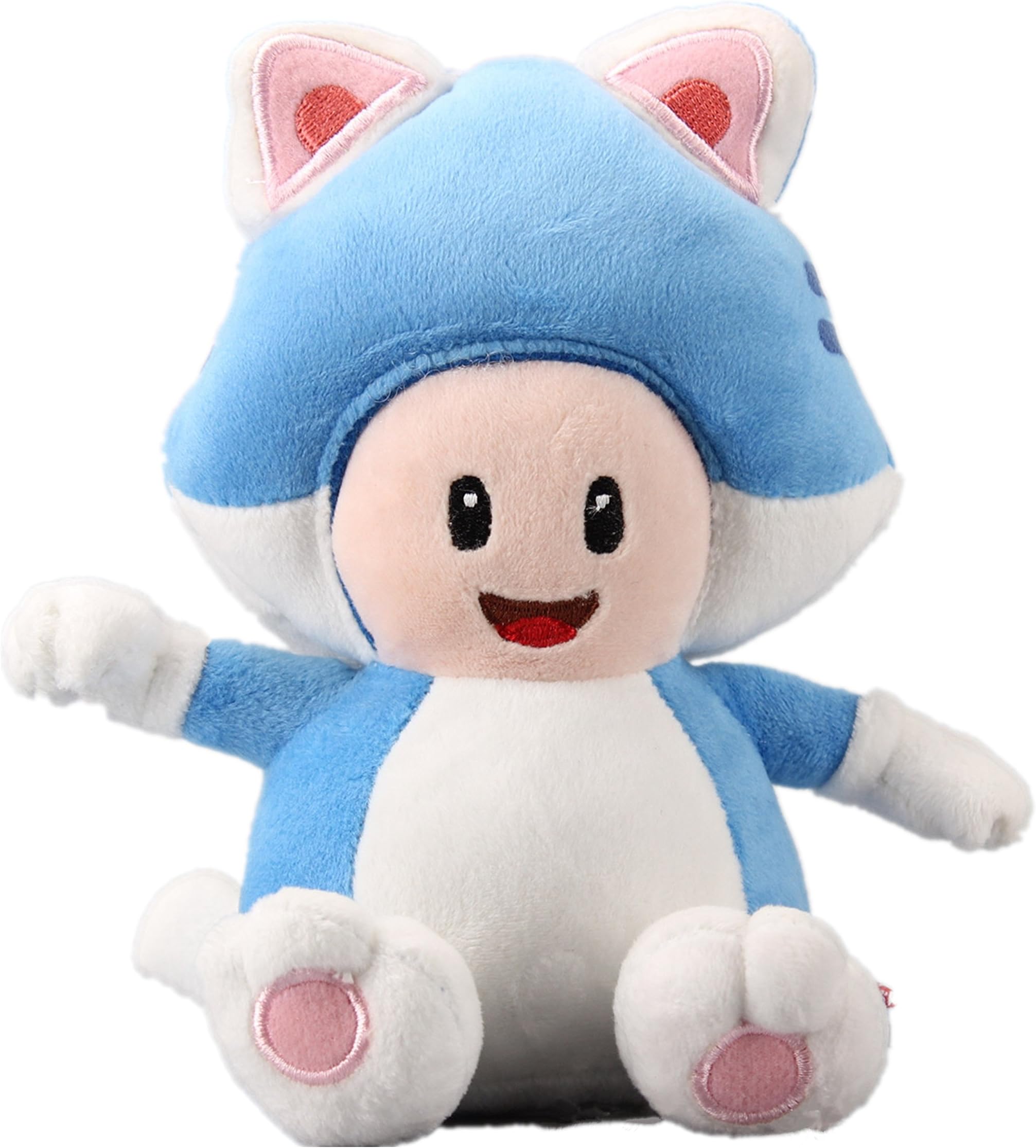 uiuoutoy 3D World Cat Toad Plush 7"