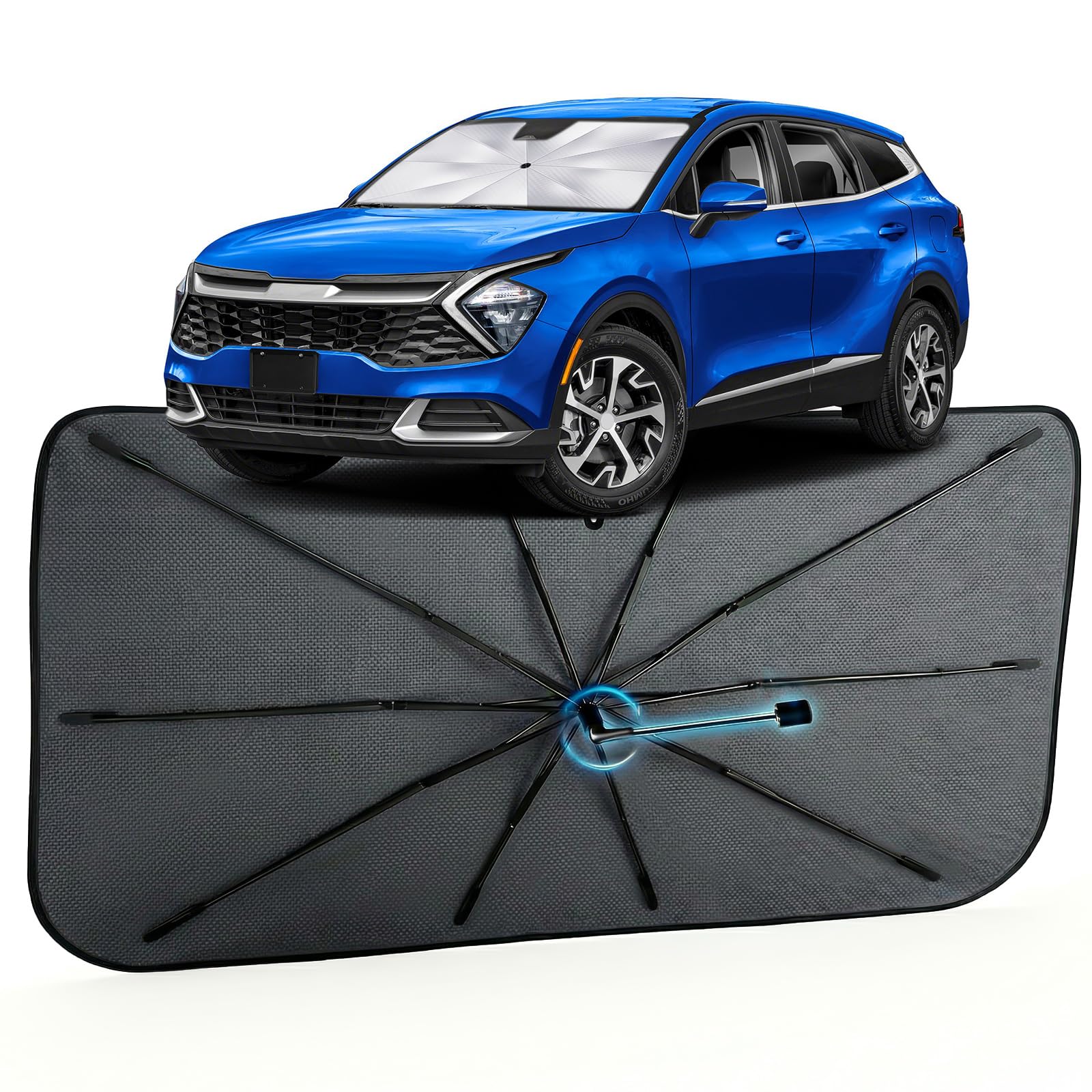 Car Windshield Sun Shade Umbrella for Kia Sportage 2023-2026, 1:1 Fit