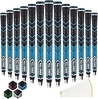 Vista 15 de Puños de golf de goma, paquete de 13 unidades, de alta tracción, antideslizantes, textura avanzada, elige entre 13 puños o 13 puños con kit