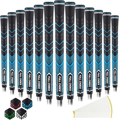 Miniatura 15 de Puños de golf de goma, paquete de 13 unidades, de alta tracción, antideslizantes, textura avanzada, elige entre 13 puños o 13 puños con kit