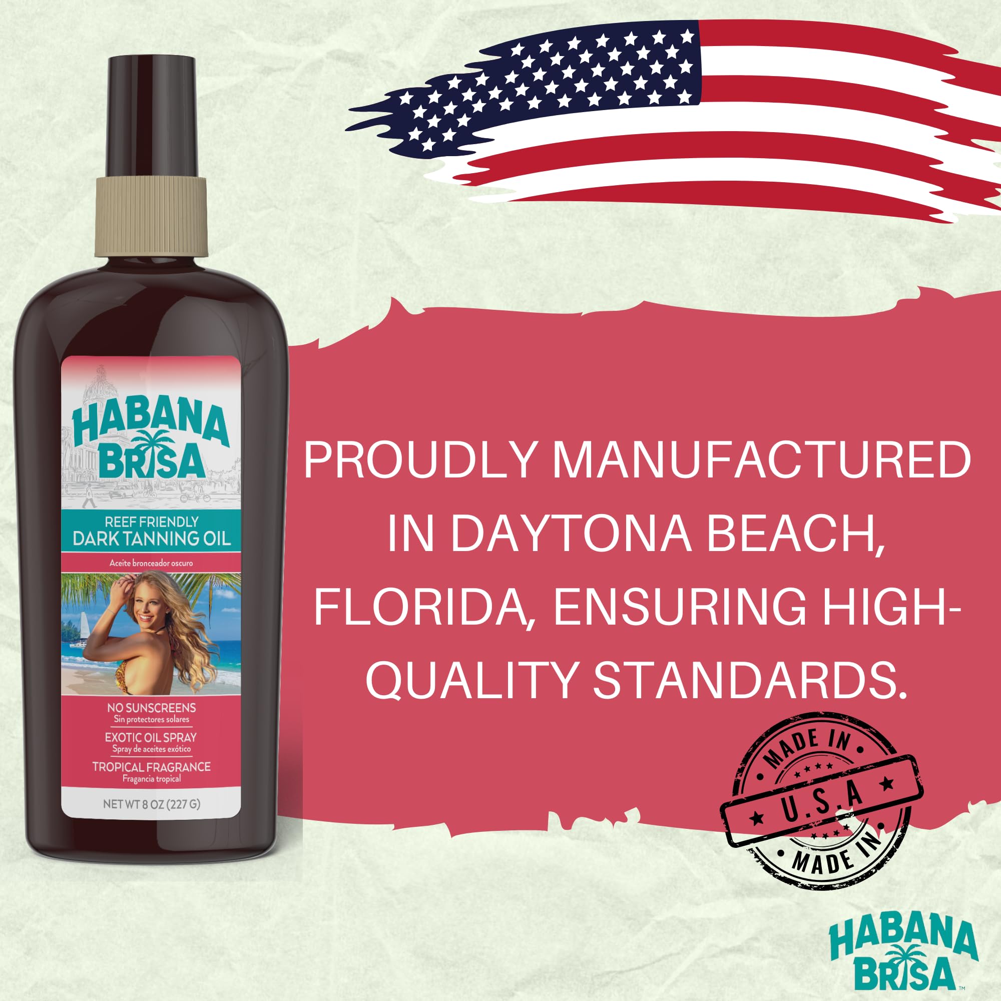 Amazon.com: Habana Brisa Reef-Friendly Mineral Dark Tanning Oil