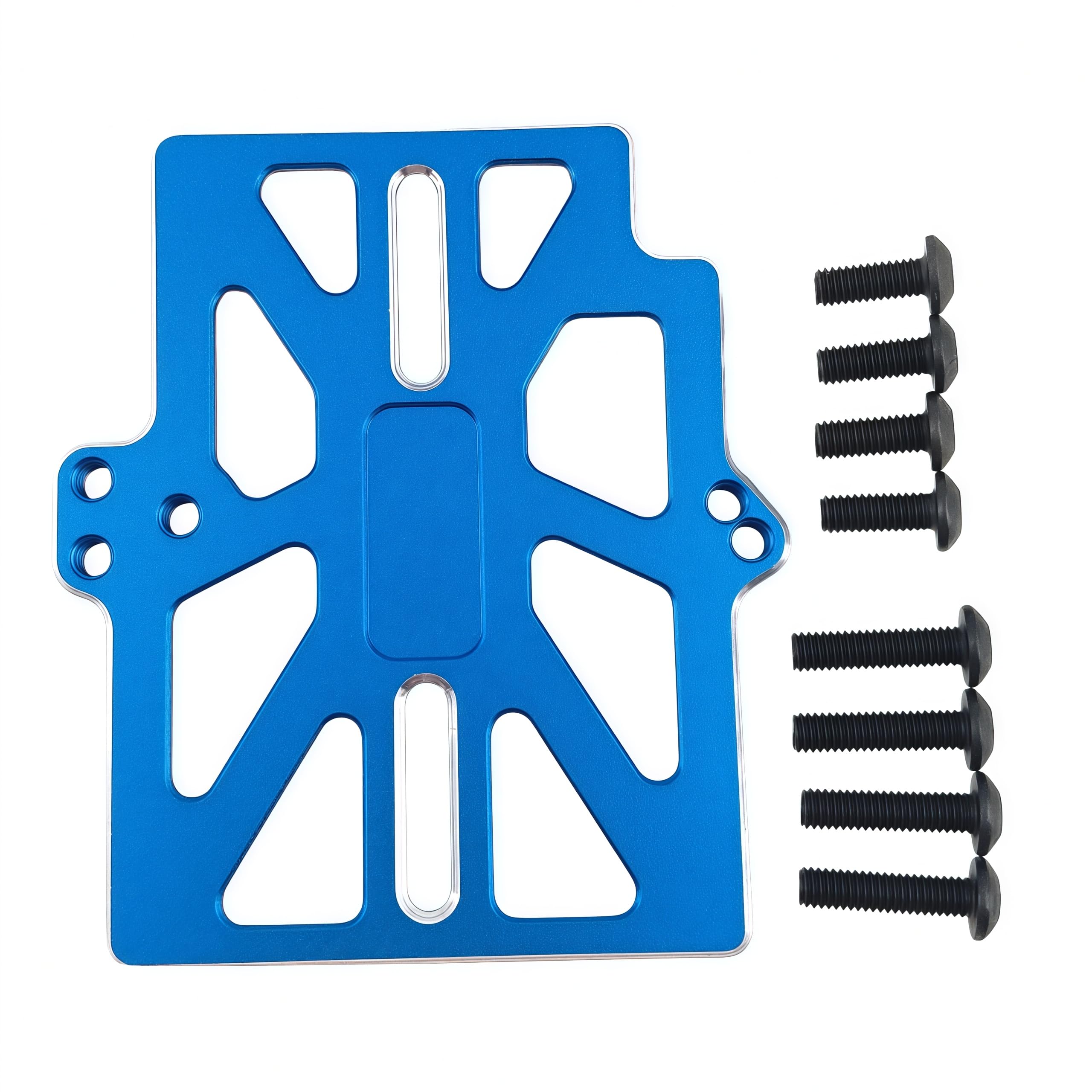 Plaque siège ESC Mini Maxx 1/16 en alu pour réparer les fixations cassées de votre truck RC