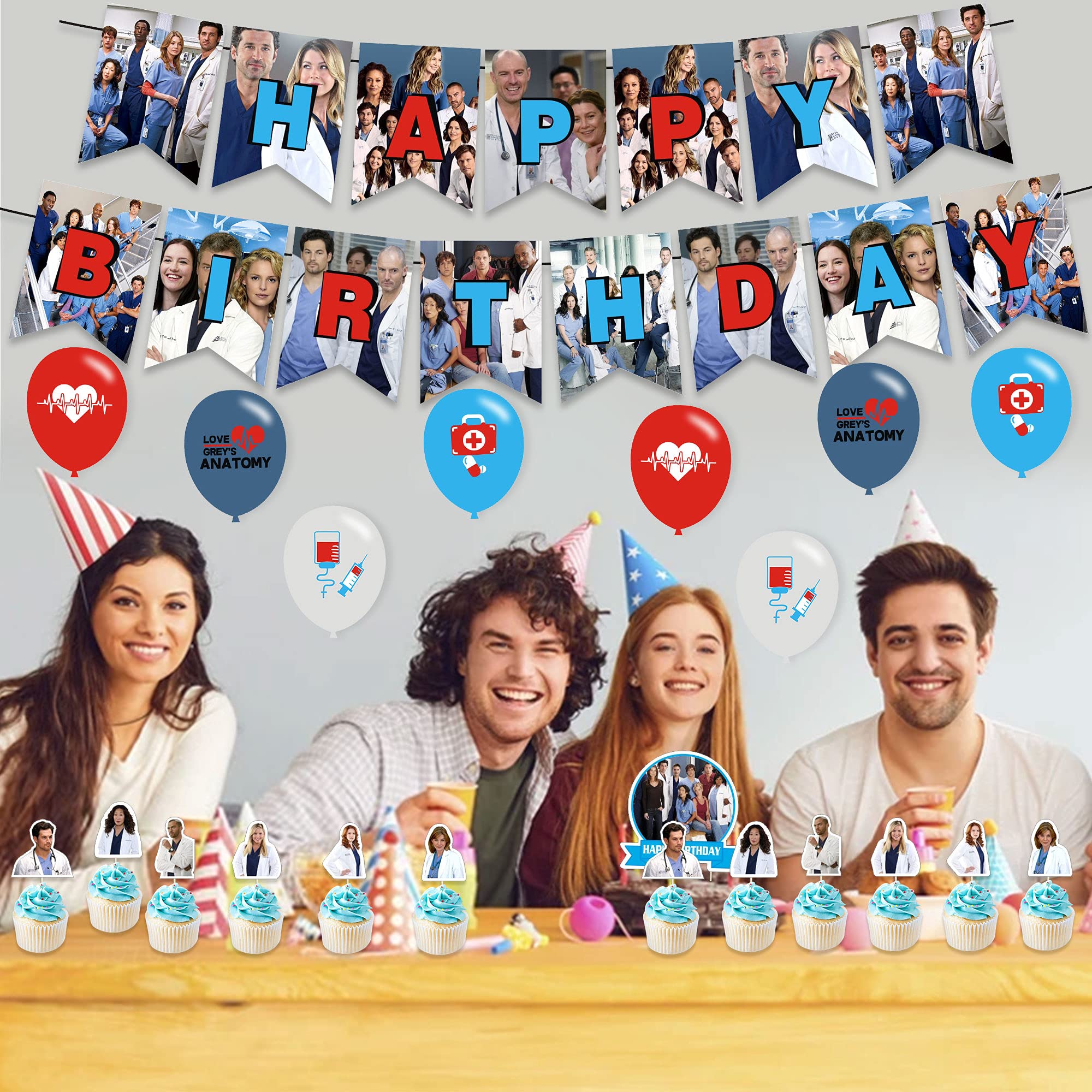 Buy Grey's Anatomy Party Supplies, Grey's Anatomy Theme Birthday Party