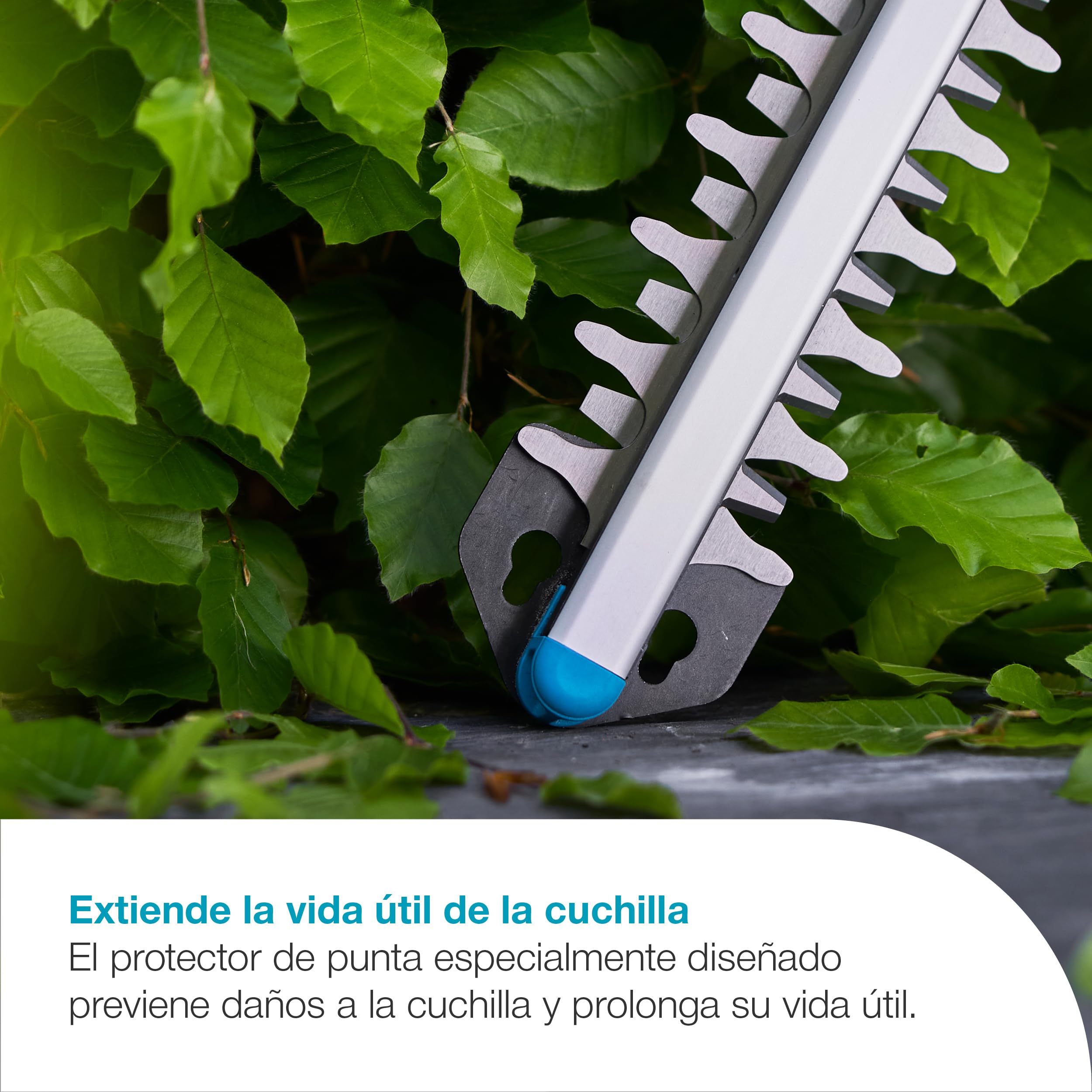 Gardena Cortasetos EasyCut 55/18V Set Listo para Usar: Cuchillas de Doble acción, Protector de Punta de la Cuchilla, Ergonómico, Almacenamiento fácil, Sin Cable (14735-20)