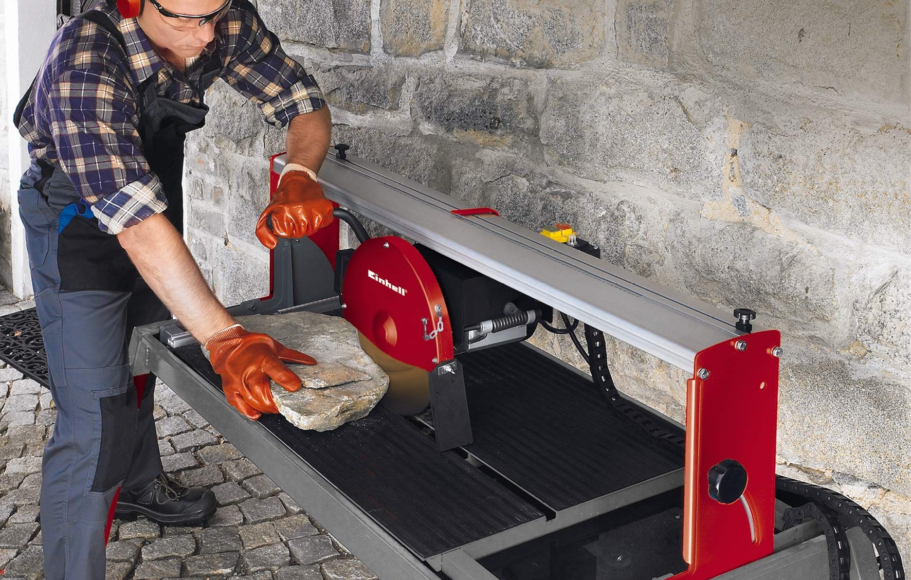 Einhell TE-SC 570 L Steintrennmaschine 1500 W Turbo Diamant Trennscheibe Ø250 x Ø25,4 mm