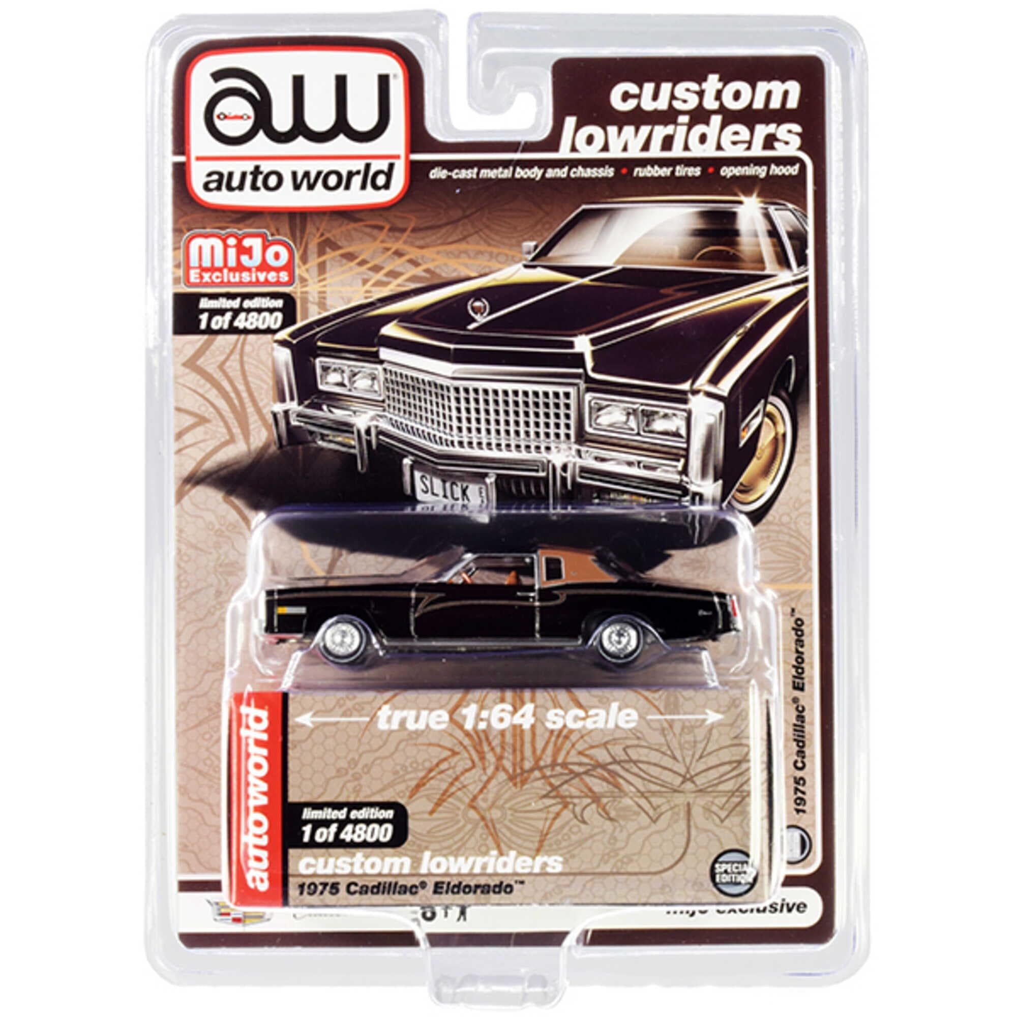 Amazon.com: Autoworld CP7719 1975 Cadillac Eldorado Black with