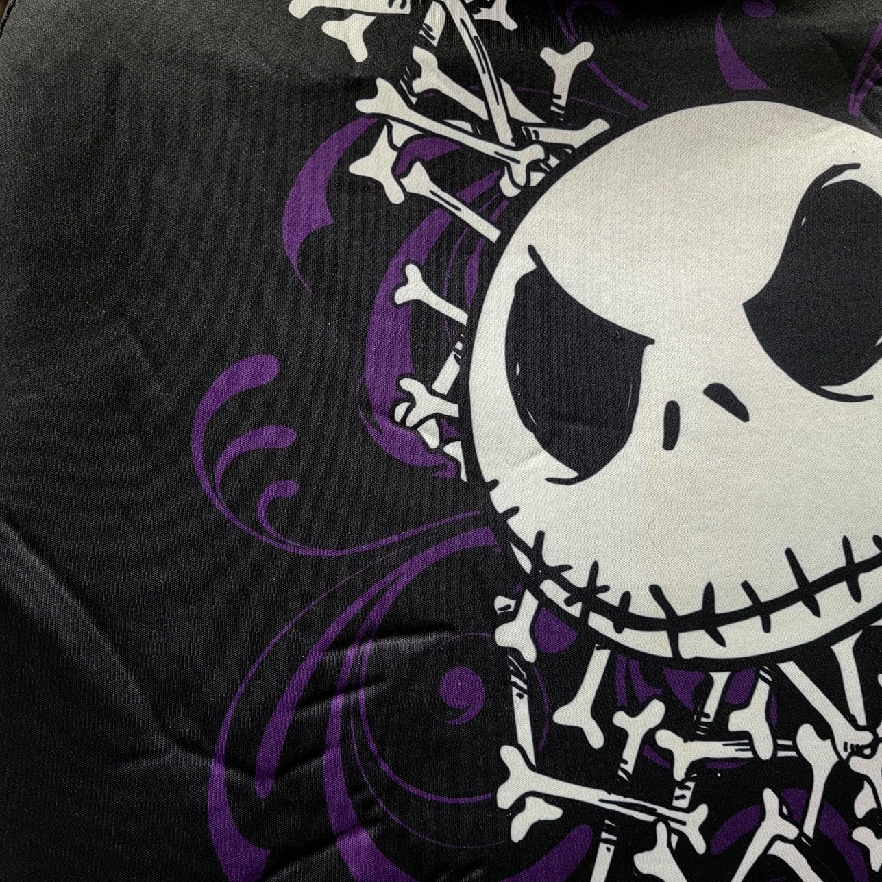 Yupbizauto Nightmare Before Christmas 11-Piece Car Seat Covers & Floor Mats Set with Embroidered Headrests, Universal Fit, Halloween Interior Decor