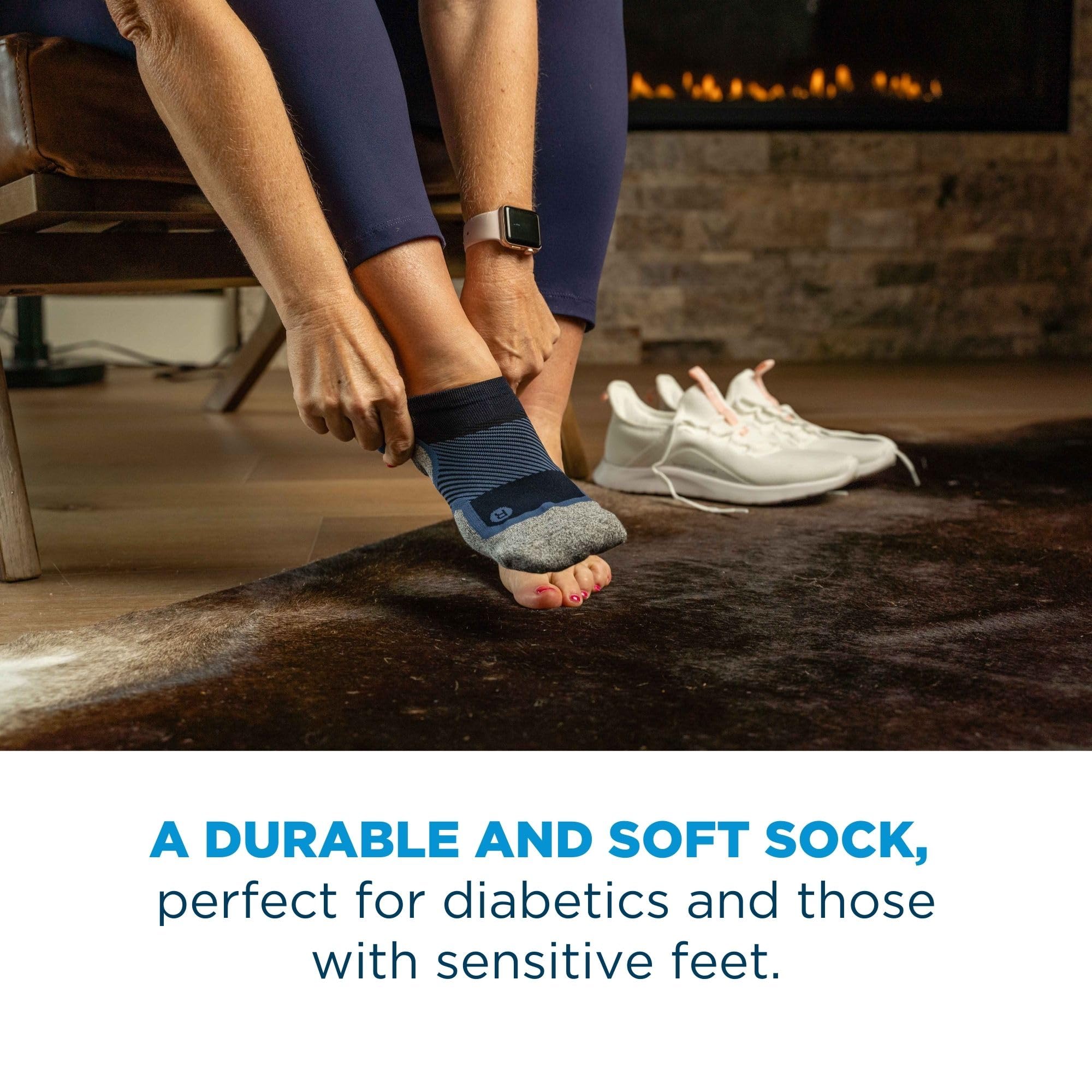 OrthoSleeve Unisex Wc4 Crew WC4 Wellness Care Socken - Crew (1er Pack)