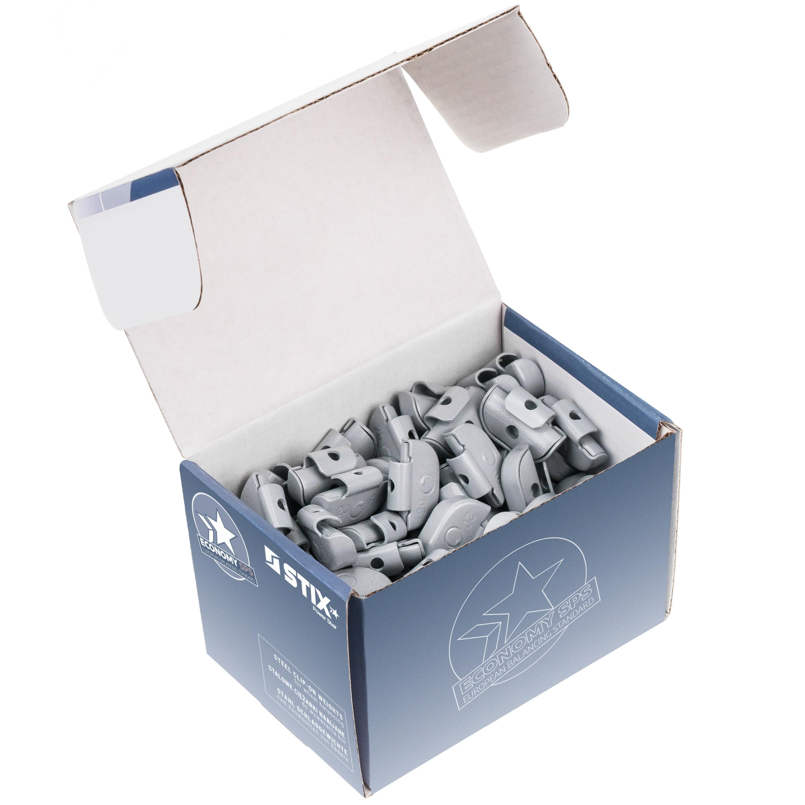 Stix Lot de 100 Masses d’équilibrage 20g en Acier FE/S pour Jantes Acier (2kg)