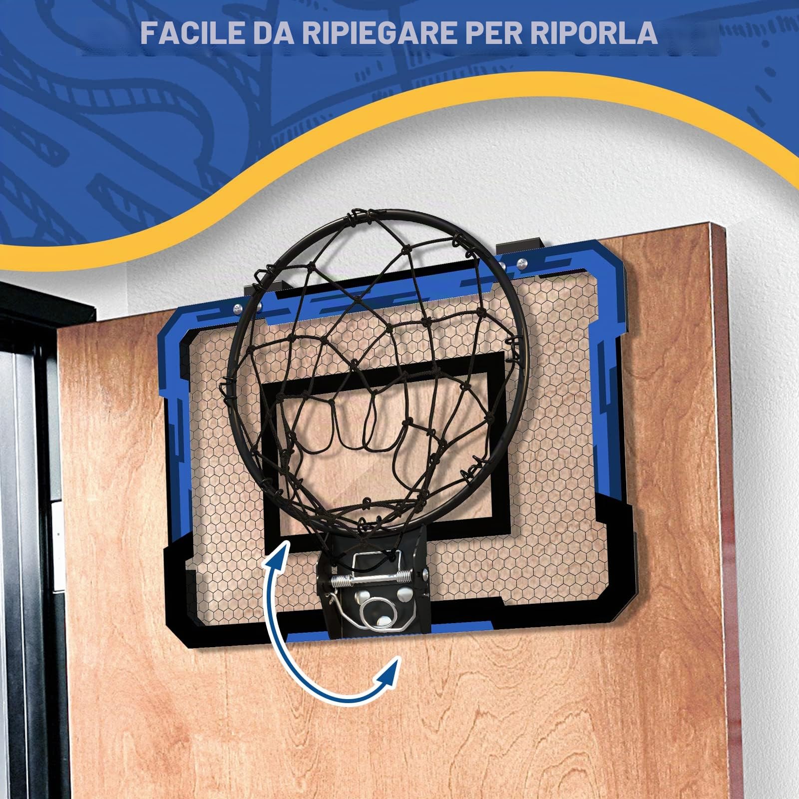 QDRAGON Mini Canestro Basket da Camera