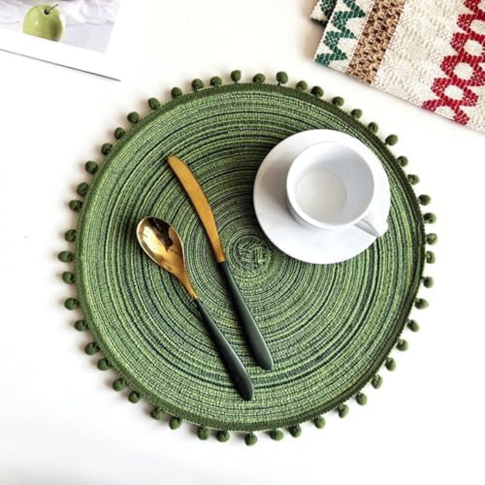 Set de table lavable antidérapant et résistant à la chaleur