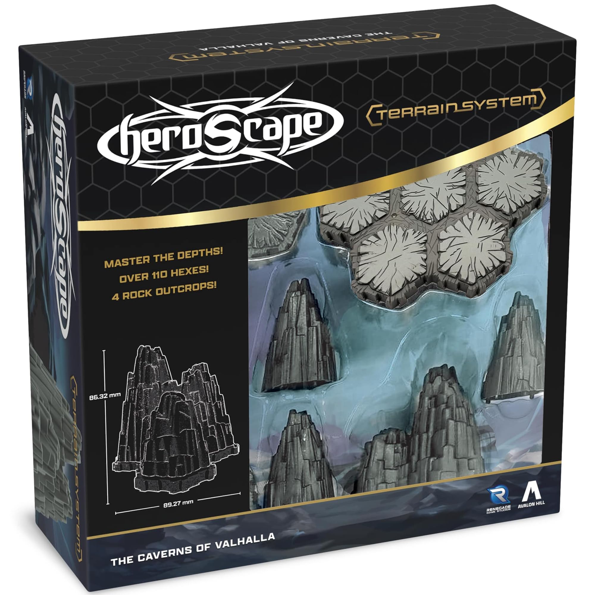 Renegade | Heroscape: The Caverns Of Valhalla Terrain | Terrain Expansion Miniature Game | 2-4 Players | 60-120 Minutes