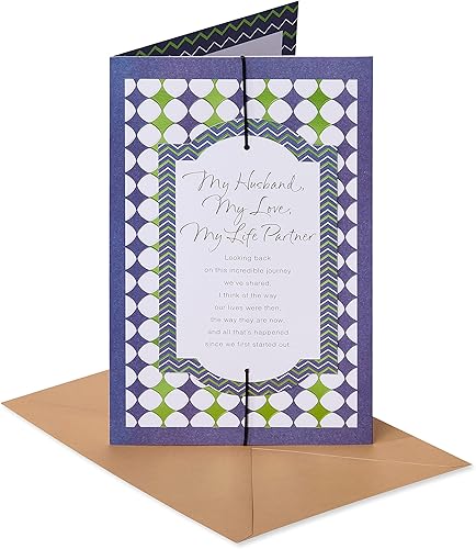 Vista 10 de American Greetings Tarjeta de cumpleaños para marido (Longer I Love You)