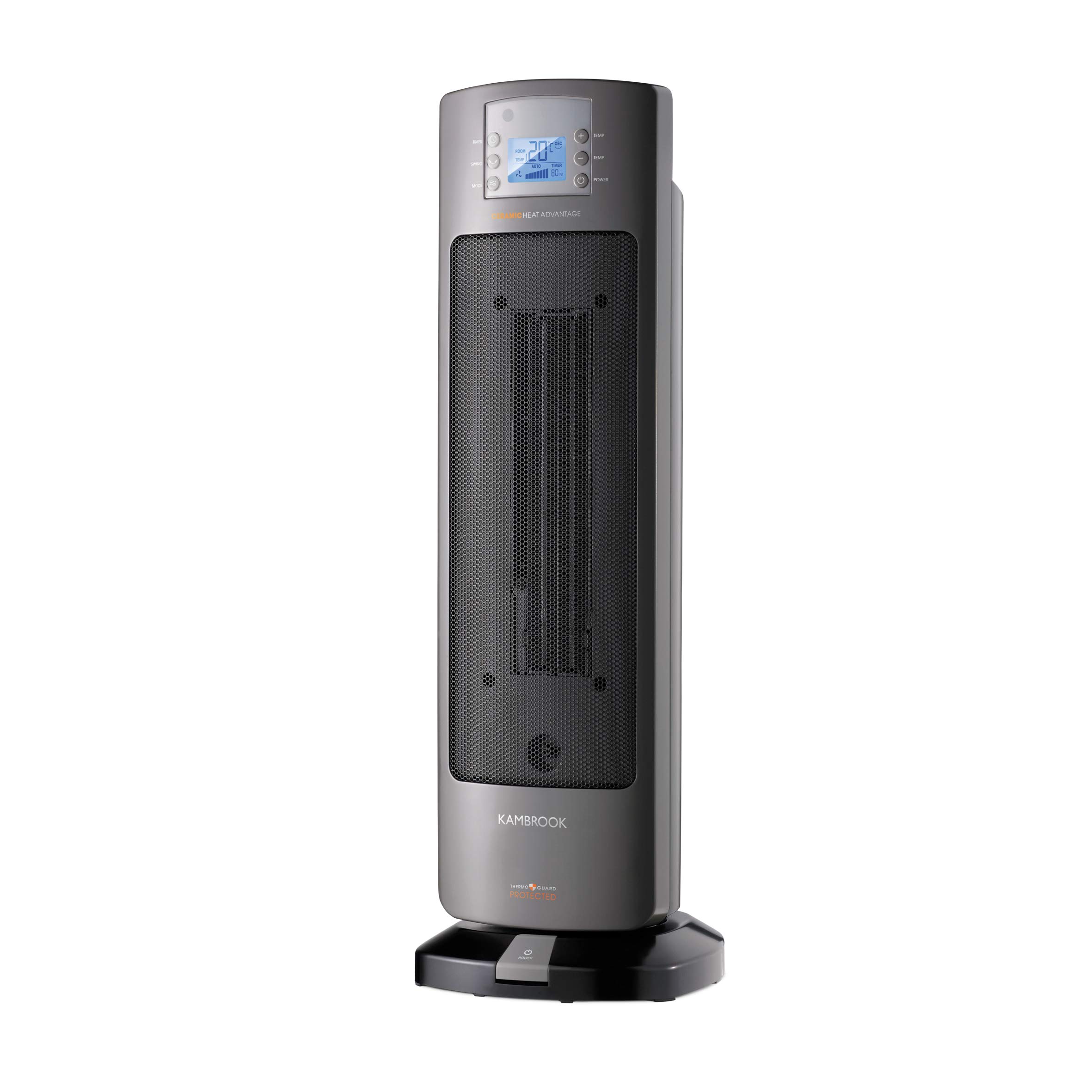 Kambrook Ceramic Tower 2000W Ceramic Tower Heater with Oscillation, Gray :  Amazon.com.au: Home