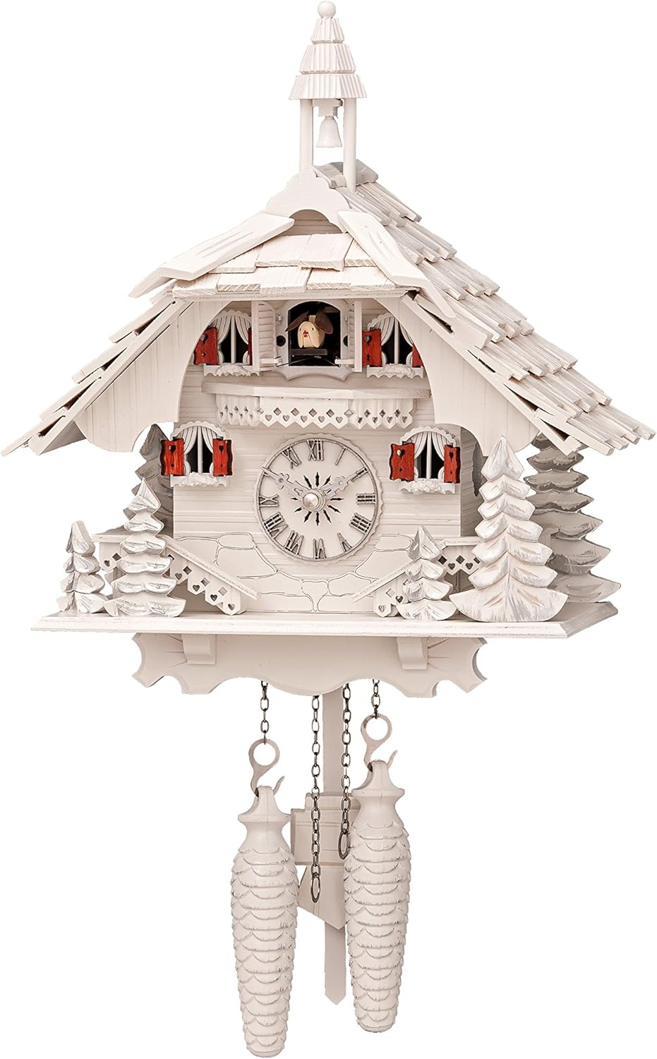 Engstler Quartz Cuckoo Clock Black Forest House with Music