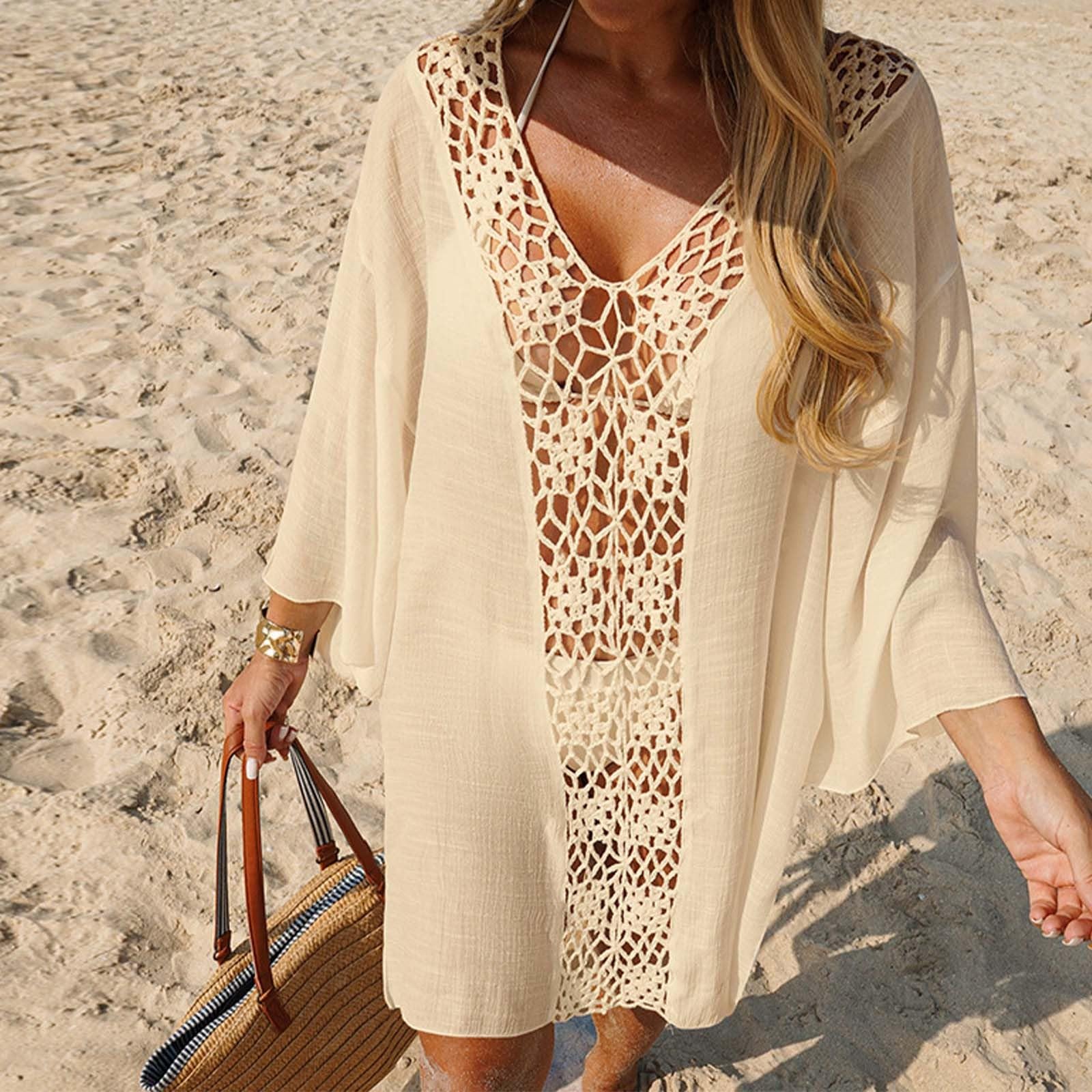 Taglia Abito da spiaggia Allentato Estate Crochet Design