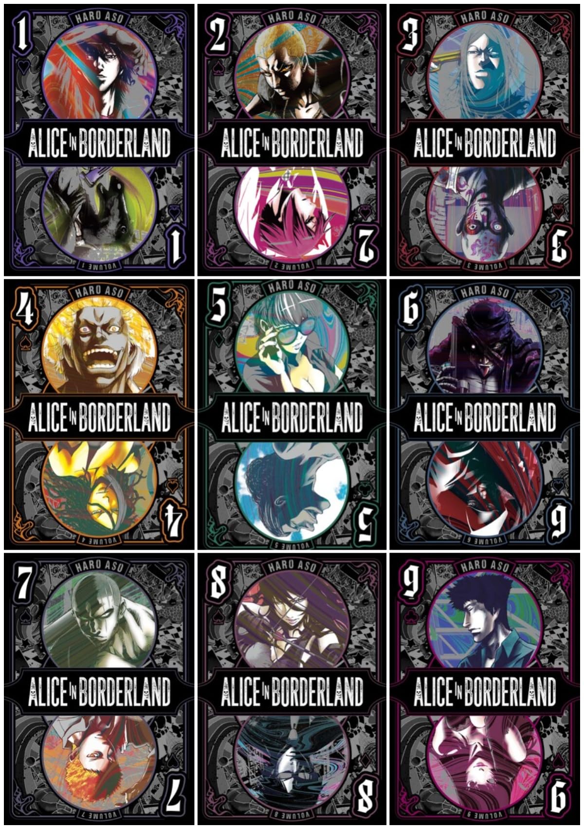 Alice in Borderland Series 9-Book Ultimate Collection Set (Vol.1 to Vol.9) - The Complete Survival Game Thriller That Inspired the Hit Netflix Series