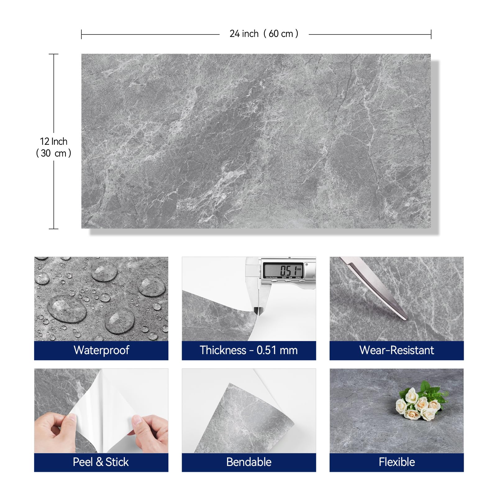 Peel And Stick Waterproof Tilenull