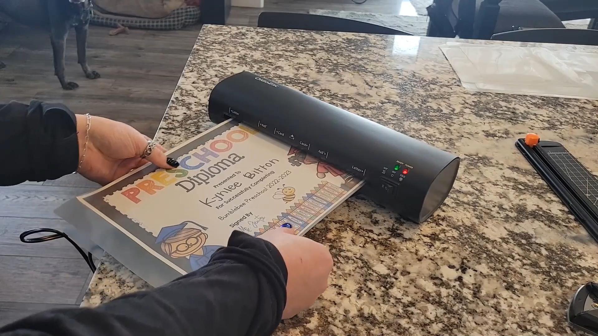 Quick Review OidoZac Letter/A4 Size Laminator with 15 Sheets