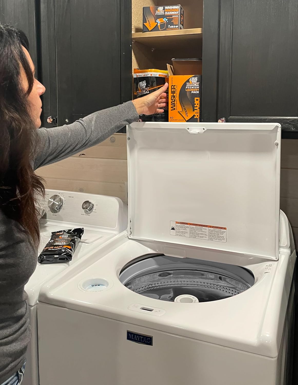 Dead Down Wind BLACK Premium Unscented Laundry Detergent Sheet/Dryer Sheet Combo for Washing up to 60 Loads - Image 4